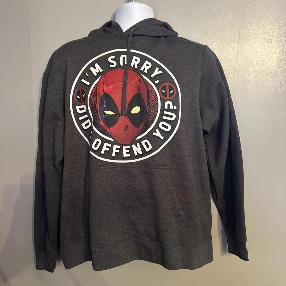Marvel Deadpool Hoodie Mens Size Large